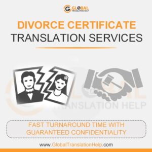Divorce Certificate Translation USA Translate Divorce Decree